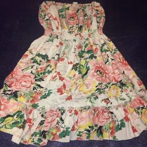 Forever 21 floral dress ruffles